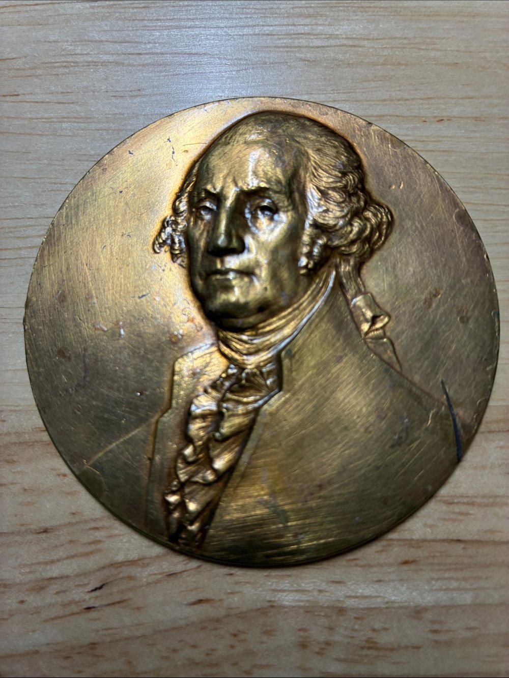 Vintage George Washington Bronze Medallion
